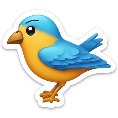 birdie care logo as emoji sticker
