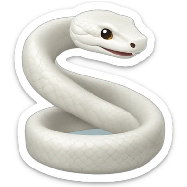 White Snake sticker