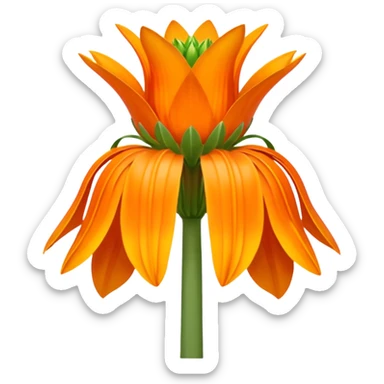 	crown imperial  sticker