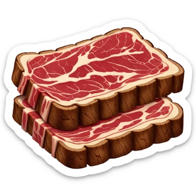 sliced beef brisket sticker