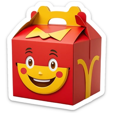 McDonald happy meal sticker