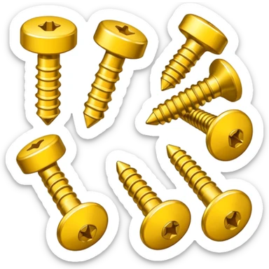 screws yellow sticker