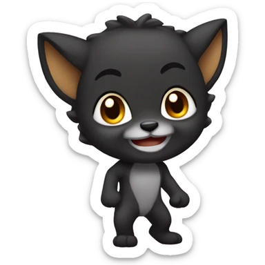 Crie um emoji de uma pantera dando joinha sticker