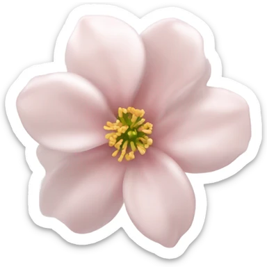 Light pink flower sticker