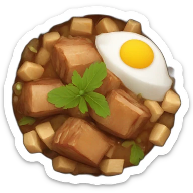 Philippine dish adobo sticker