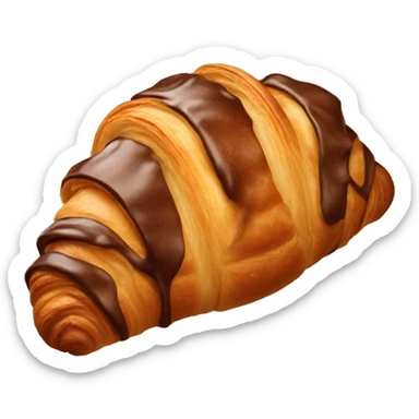 chocolate croissant sticker