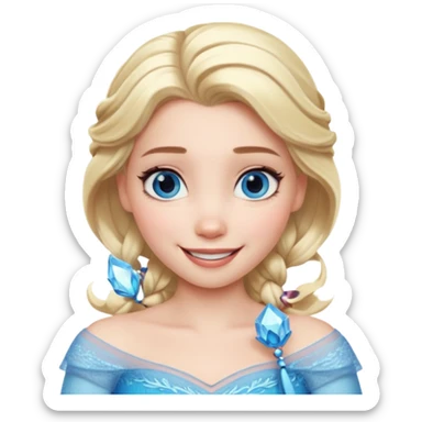 elsa frozen disney sticker