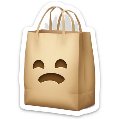 grocerie bag   sticker
