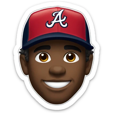 Ronald Acuna Atlanta Braves home run sticker