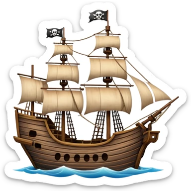 Pirate Ship sticker