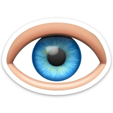 investigating eye sticker