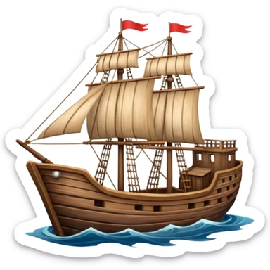 Sea travel sticker