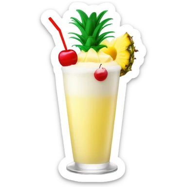Piña colada sticker