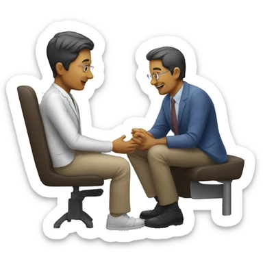 Psychologist meeting sticker