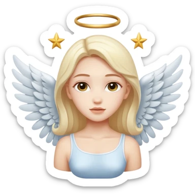 cusion foundation with angelic wing sticker