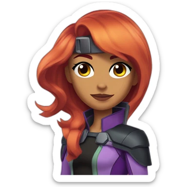 Teen Titans go starfire sticker