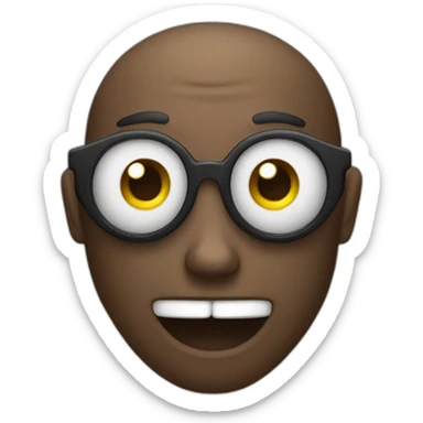 Chat qui tire la langue en fermant les yeux sticker