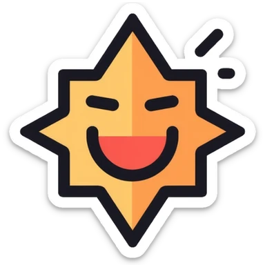 A business logo representing one company sticker