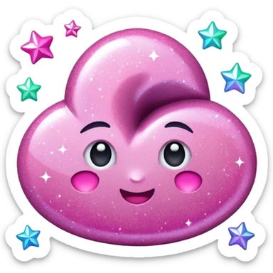 Pink aesthetic sparkles like this✨ sticker