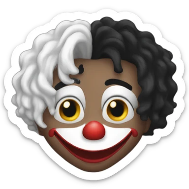 Playboi carti vamp clown sticker
