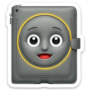 Apple iPad case grey colored sticker