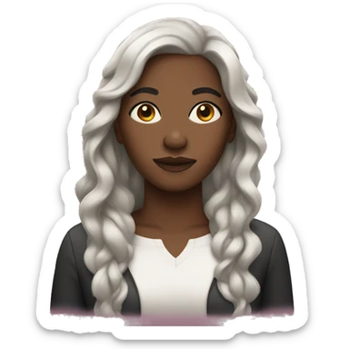 Black Trans woman  sticker