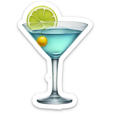 Gin martini sticker