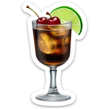 Whiskey and Coke  sticker