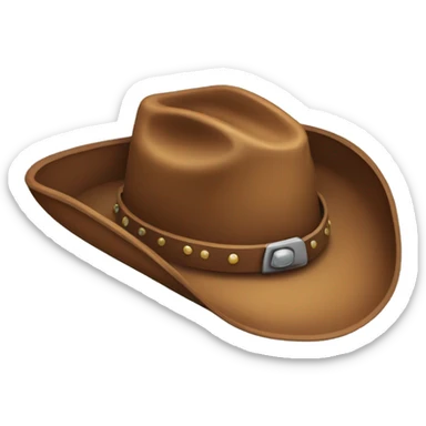 Cowboy hat sticker