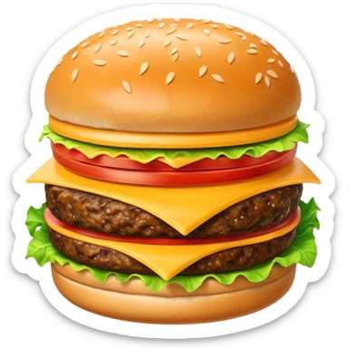 burger sticker