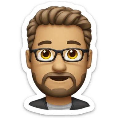 Male creative director sticker