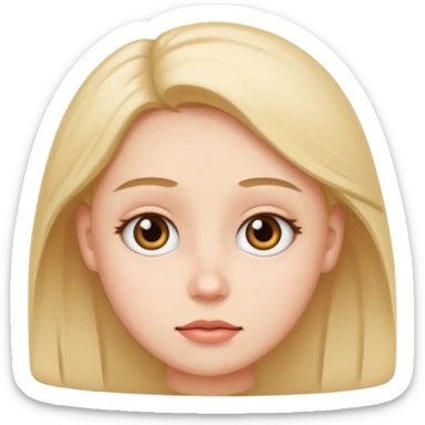 Cute eye roll sticker