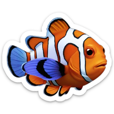nemo clown fish sticker
