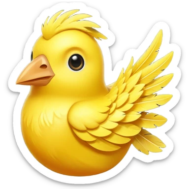 Cosmic canary sticker