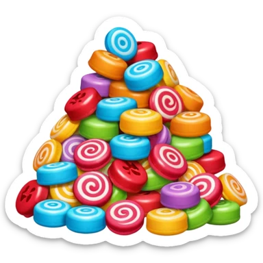 sweets and sugar sticker