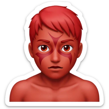 Sirena de luz roja sticker