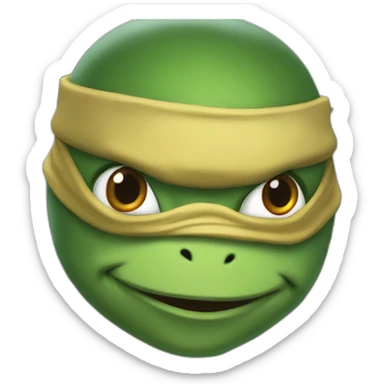michelangelo ninja turtle mutant mayhem sticker