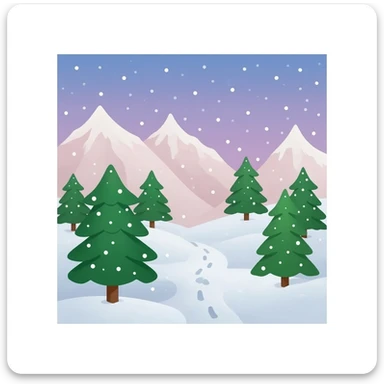 Pink Christmas sticker