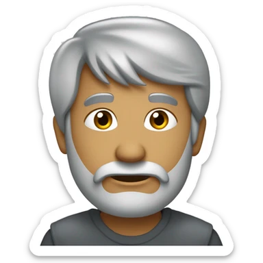 Génère moi un cœur gris à l’envers  sticker