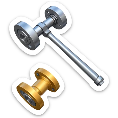 Pistón y biela motor sticker