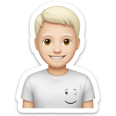 Mummy white t-shirt sticker