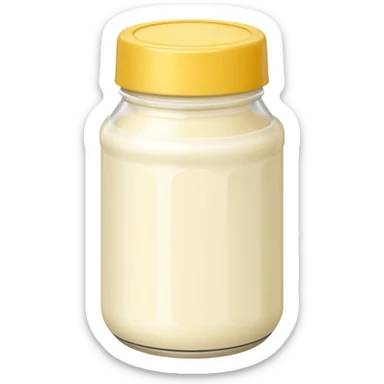 mayonaise  single use portion sticker