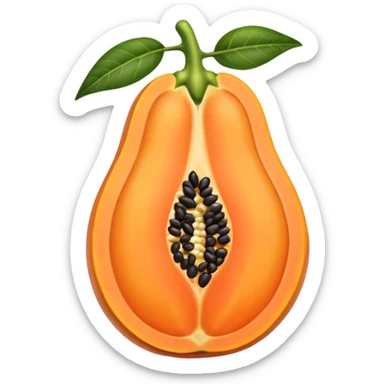 papaya sticker