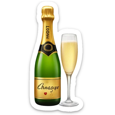 Champagne  sticker