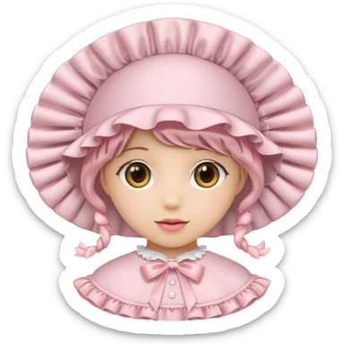 light pink. bonnet sticker
