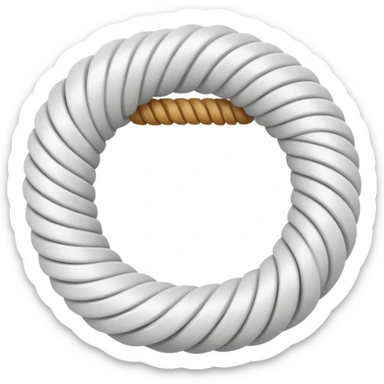 white rope line sticker