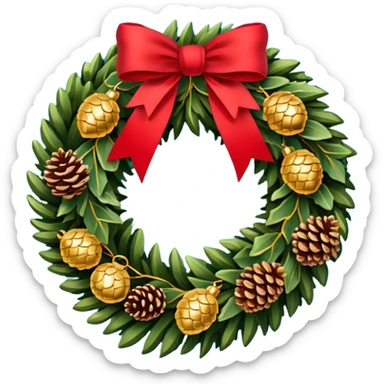 Luxary Christmas wreath

 sticker