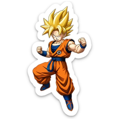 Goku ssj1 sticker