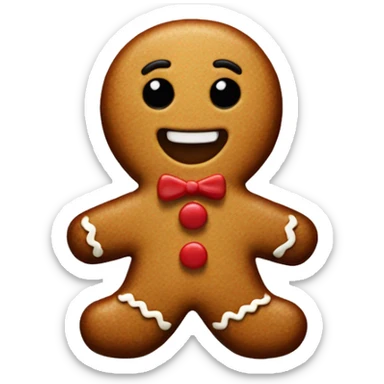 Gingerbread man  sticker