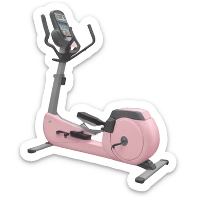 light pink gym equipment sticker